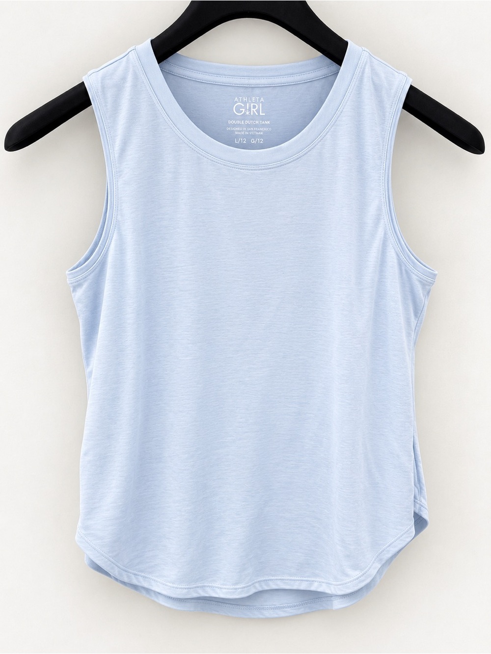 Athleta Girl Double Dutch Tank Light Blue Size L/12